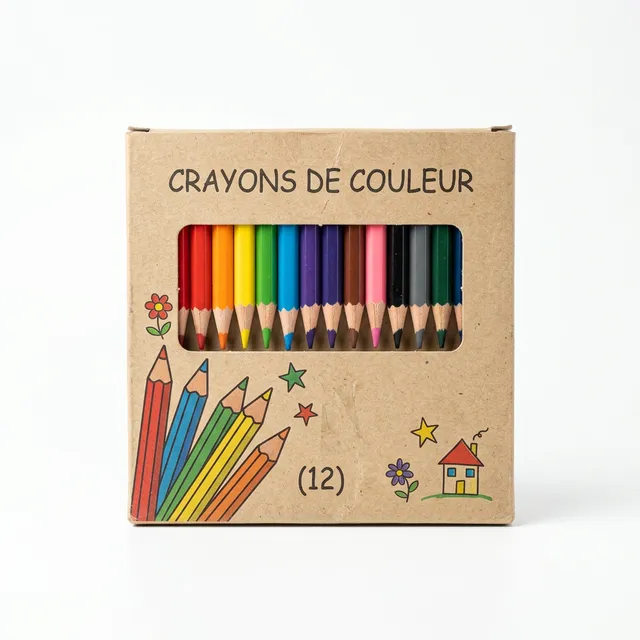 Crayons de couleur (12)