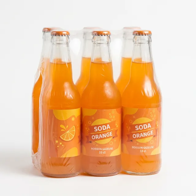 Soda orange 33 cl (pack de 6)