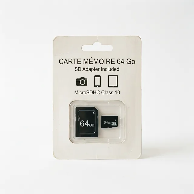 Carte mémoire 64 Go